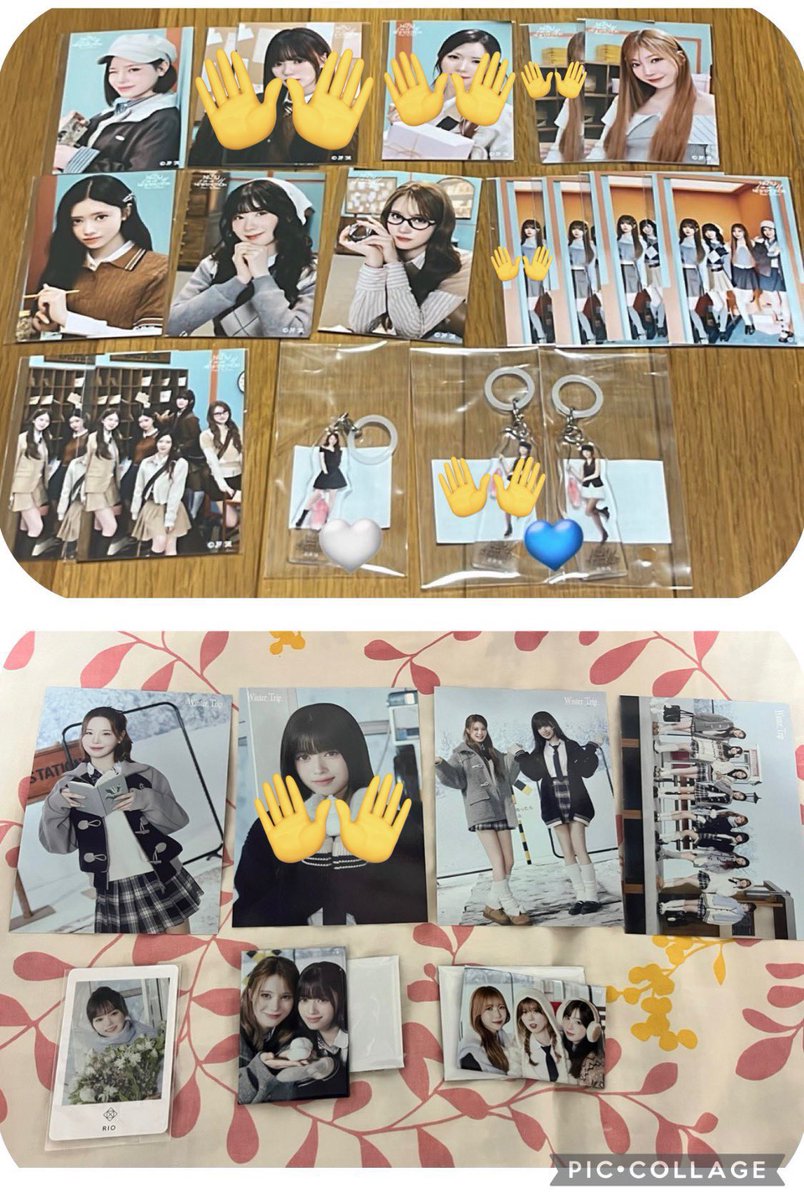 NiziU 交換 ラントレ トレカ 缶バッジ 譲 1〜5枚目 求 6〜10枚目