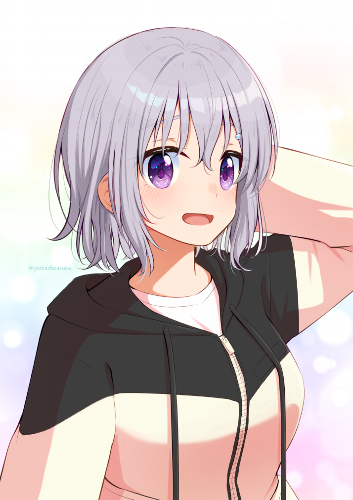 「照れ気味笑顔のキミが好き」|護摩所あすか@天色ﾀﾞｲｱﾘｰ⑬巻発売中のイラスト