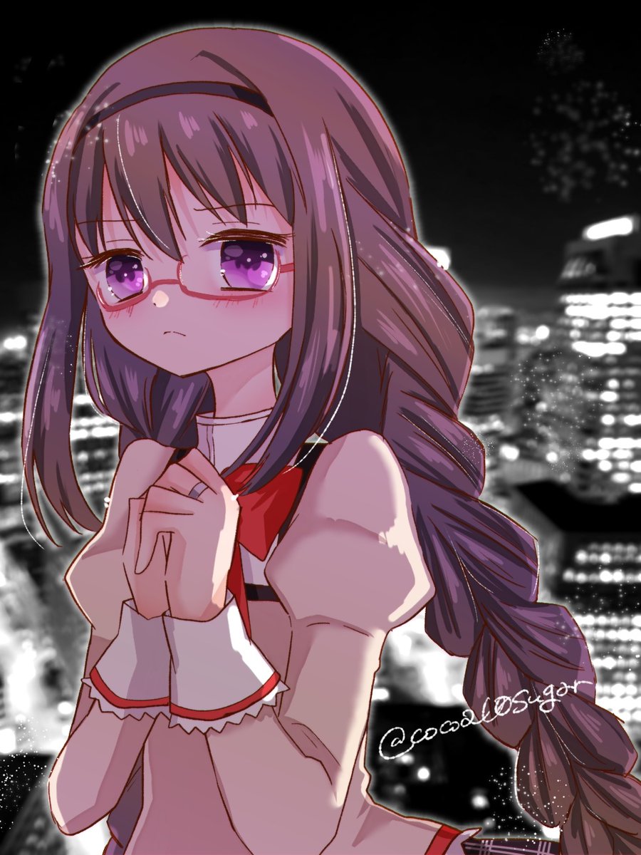 今日は眼鏡ほむらちゃん再掲…！👓
#まどドラ叛逆の物語実装