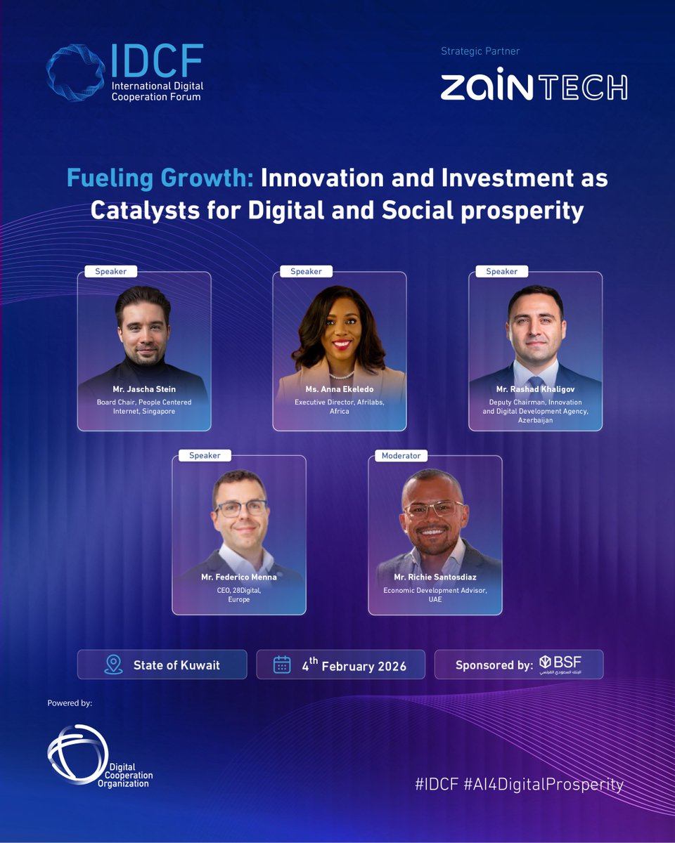 The “Fueling Growth: Innovation and Investment as Catalysts for Digital and Social Prosperity” session at IDCF, sponsored by BSF, will examine how AI is reshaping investment decision-making, and how it can be governed to promote fairness, inclusion, and long-term value creation.