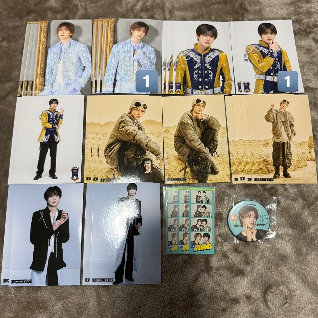 BUDDiiS 交換 No BUDDiiS 200回突破記念ラッフルくじ 缶バッジ F賞 G賞