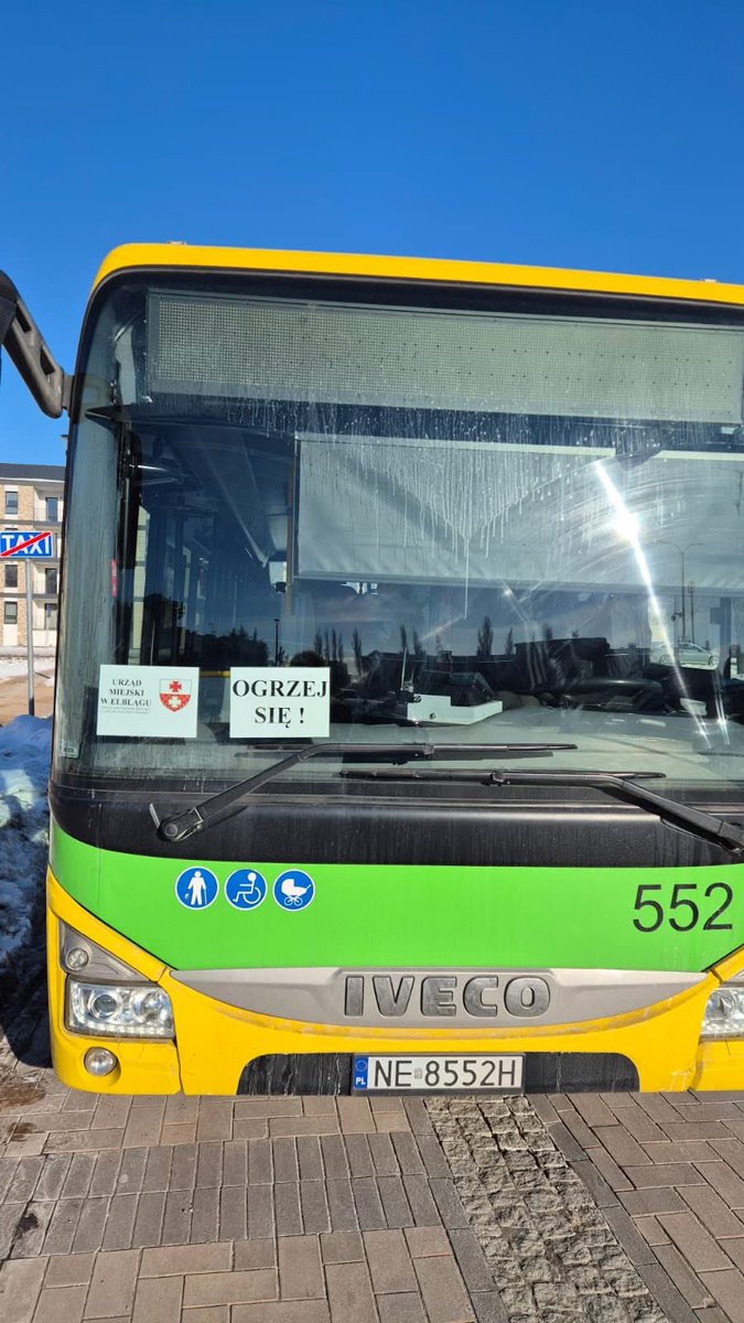 Uruchomiliśmy dodatkowe wsparcie w trakcie siarczystych mrozów! Mobilna ogrzewalnia już funkcjonuje! Autobus będzie stawać w 9 lokalizacjach na terenie <a href="/MiastoElblag/">Miasto Elbląg</a> 
Więcej szczegółów na elblag.eu/aktualnosci/mo…