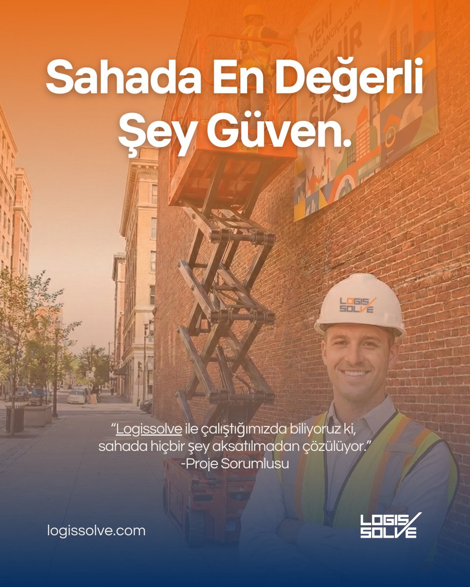 logissolve's tweet image. Sahada En Değerli Şey Güven.   

LOGISSOLVE ile çalıştığınızda biliyorsunuz ki hiçbir şey aksatılmadan çözülür.

👷‍♂️ Güven. 
⏱️ Zamanında çözüm. 
✅ Eksiksiz koordinasyon.

📌 logissolve.com

#LOGISSOLVE #SahadaGüven #İşinUzmanı #LojistikÇözümler #GüvenleÇalış