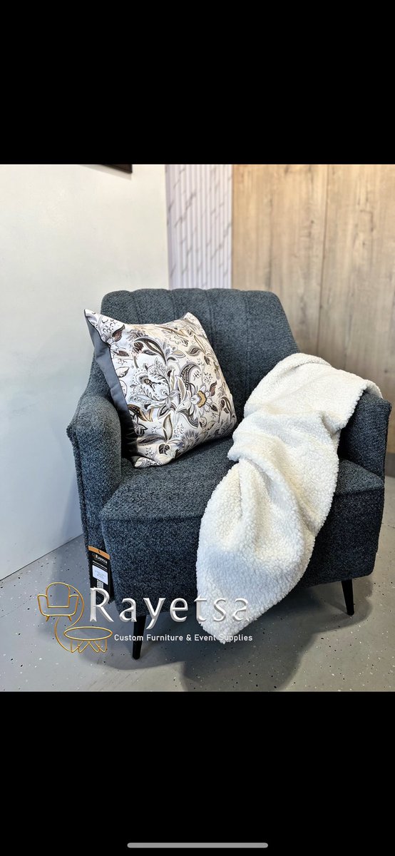 RayetsaFurn's tweet photo. 🔥An expression of refined living.🔥

La Grey Single Seater by Rayetsa Custom Furniture.
🌐 https://t.co/2xo19Qe6jj
📞 079 275 5182

📍 360 Van Der Hoff, 
Hermanstad, Pretoria

#RayetsaCustomFurniture #LuxuryLiving #RefinedInteriors #BespokeFurniture https://t.co/UNKFmonBGb