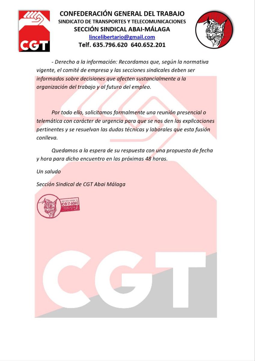 CGT Abai MáLaga tweet media