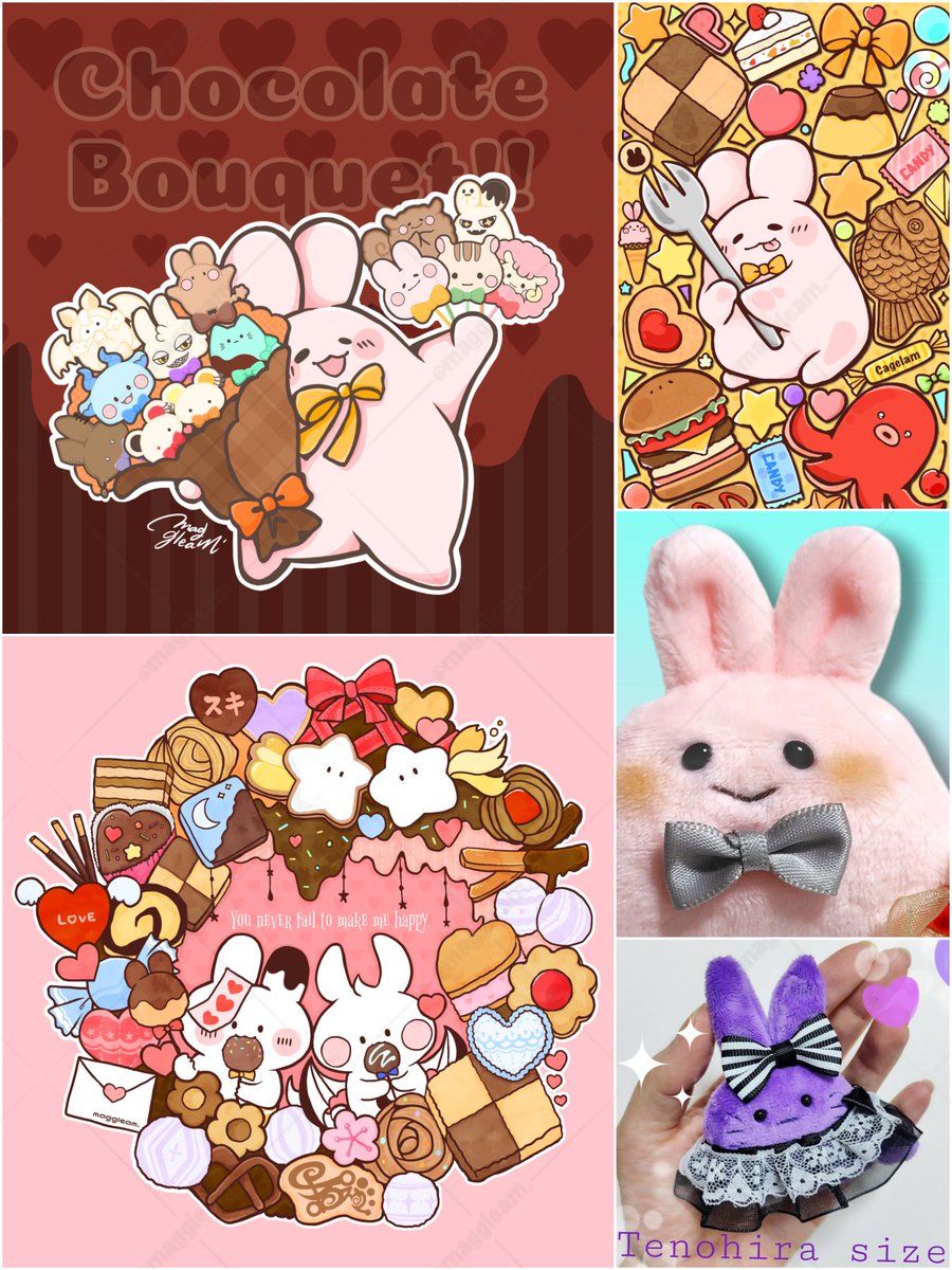 今宵も満月🌕
<a href="/usgusg632/">うさぎ作品展</a> 様
いつも素敵な企画をありがとうございます!!

《うさぎのぷにょんと仲間たち》
毎日新作イラスト＆ぬいぐるみ投稿中!!

ほっこり 
あたたかい笑顔が 咲きますように✩.*˚*･

#うさぎ作品展inTwitter 
#うさぎ作品展inX