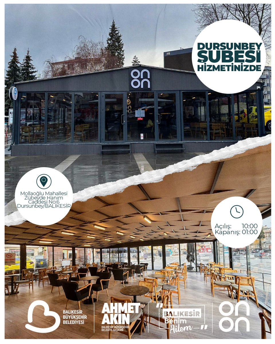 ☕️ Dursunbey Şubemiz Hizmetinizde

📍 Mollaoğlu Mahallesi
Zübeyde Hanım Caddesi No:6
Dursunbey / Balıkesir

⏰ Açılış: 10.00
⏰ Kapanış: 01.00

Bir kahve molası vermek için
kapımız her zaman açık ☕️
