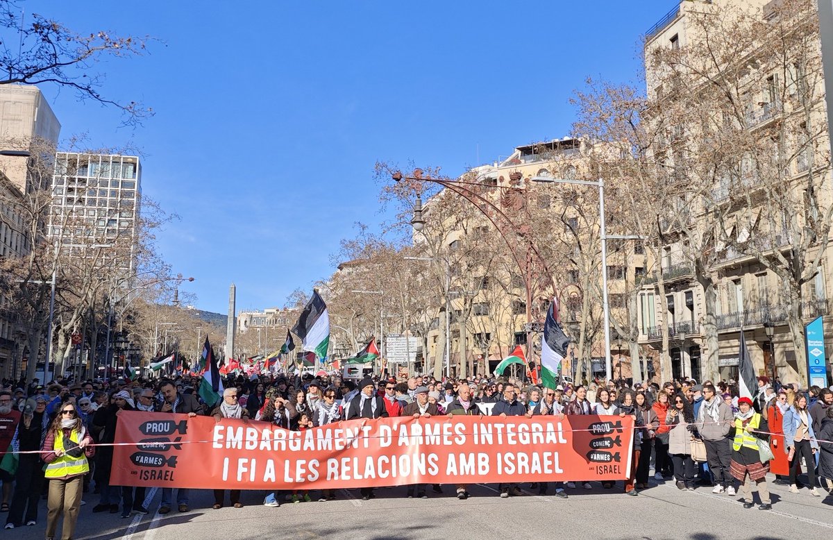 ‼️Israel sigue asesinando y sigue la limpieza étnica. 

¡EEUU lo permite para hacer negocio del genocidio!

No nos olvidamos de Palestina, por eso este fin de semana hemos vuelto a las calles en más de 30 ciudades de todo el país.

#PalestinaVencerá 🇵🇸✌️