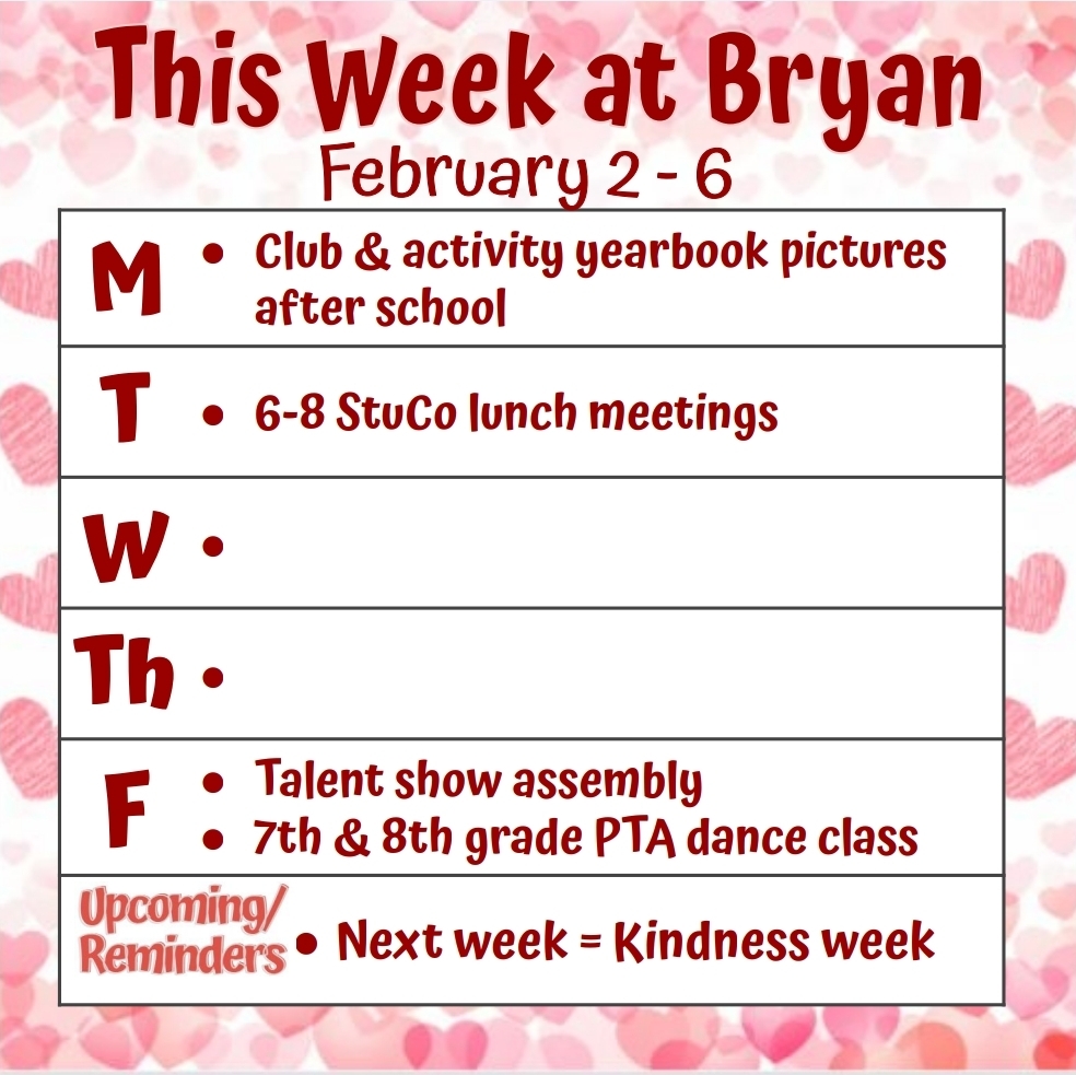 Bryan Middle School tweet media
