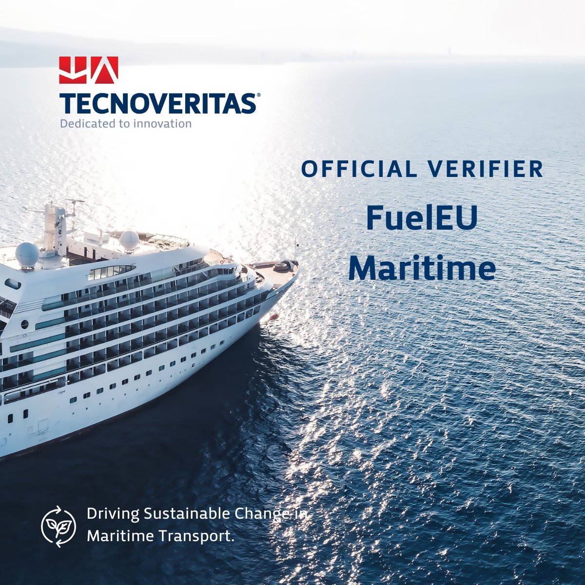 🚢 FuelEU Maritime is in motion — are you compliant?
TecnoVeritas has been an official verifier for over a year 
We verify assess GHG intensity &amp; help you meet EU regs 🌱⚓
Let’s simplify compliance.
#FuelEU #TecnoVeritas #GreenShipping #MaritimeCompliance #Decarbonisation