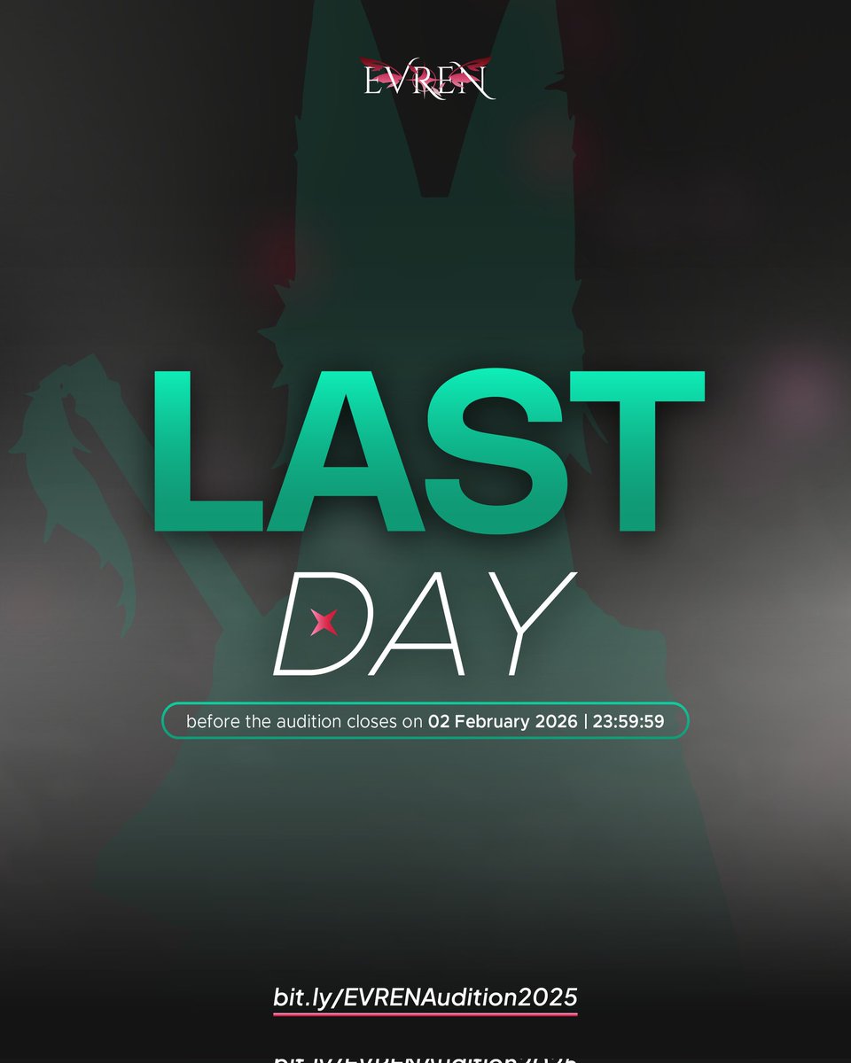 Last day - 02 February 2026 ⏰

No “I’ll do it later” this time.
Closes tonight at 23:59:59 (GMT+7).