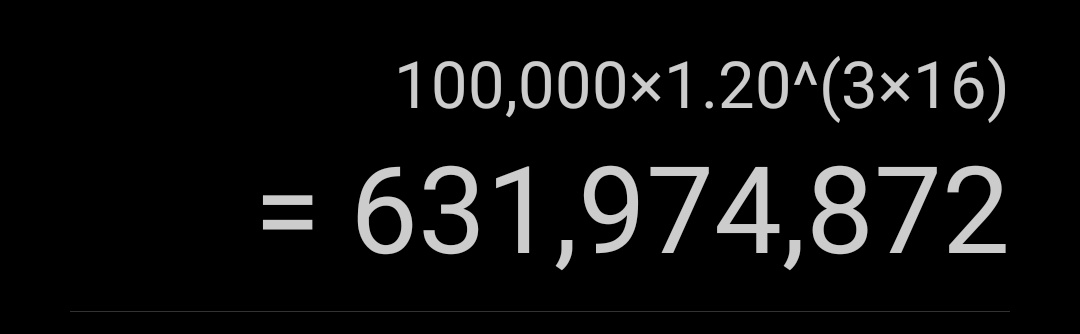 ThirdWebGuard's tweet photo. @big_ozeal @Emmyjaxson It's rollover over each win and the total games you'll play will be 48 you can do 100,000*1.20 for 48times https://t.co/lk1fTvqMLb