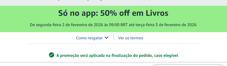 AvisoDeOferta's tweet photo. MEGA CUPOM AMAZON

50% OFF EM LIVROS E MANGÁS SELECIONADOS!
🧧Cupom: APP50LIVROS

https://t.co/Cxsi033zMe
https://t.co/Cxsi033zMe https://t.co/bMLGYlNeOT