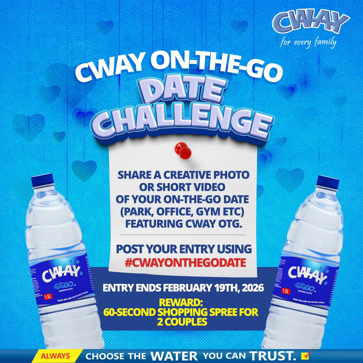 CWAY Table Water tweet media