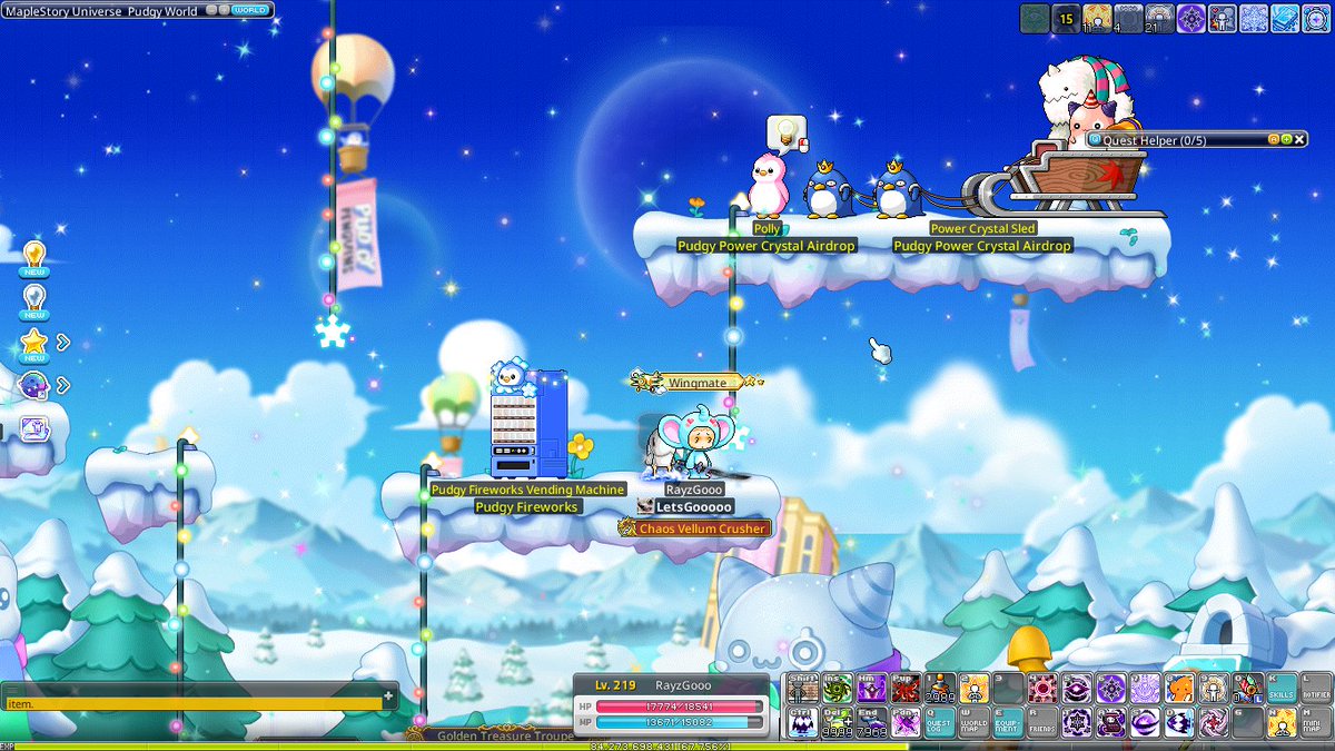 RuiBei62437's tweet photo. Char Name: RayzGooo 
Server: Errai 
#MapleStoryN #500PudgyJellies
@MaplestoryU
@pudgypenguins https://t.co/LNBzkUWC49