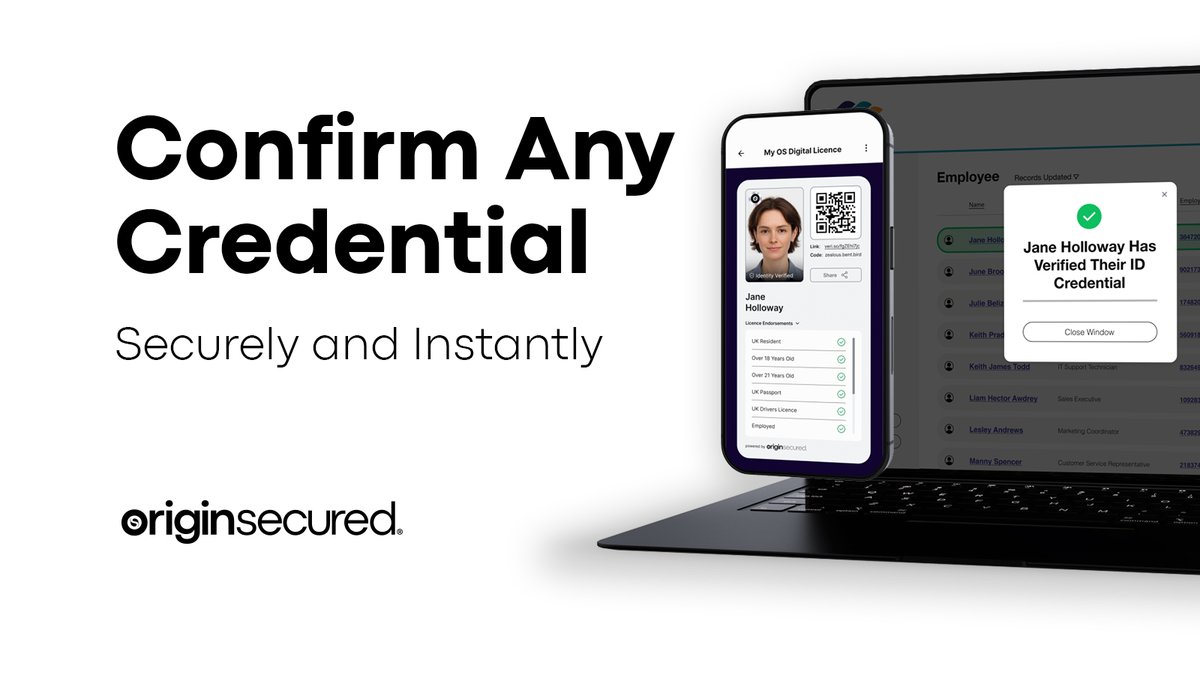 OriginSecured's tweet photo. Could you prove who was authorised at the exact moment it mattered?

Logins confirm access.
Origin Secured proves authority.

Real-time credential challenge.
Immutable proof. No data exposure.

https://t.co/b2e21NNjBn

Don’t assume trust. Demand an Origin.

#OriginSecured https://t.co/3ixylCcUGx