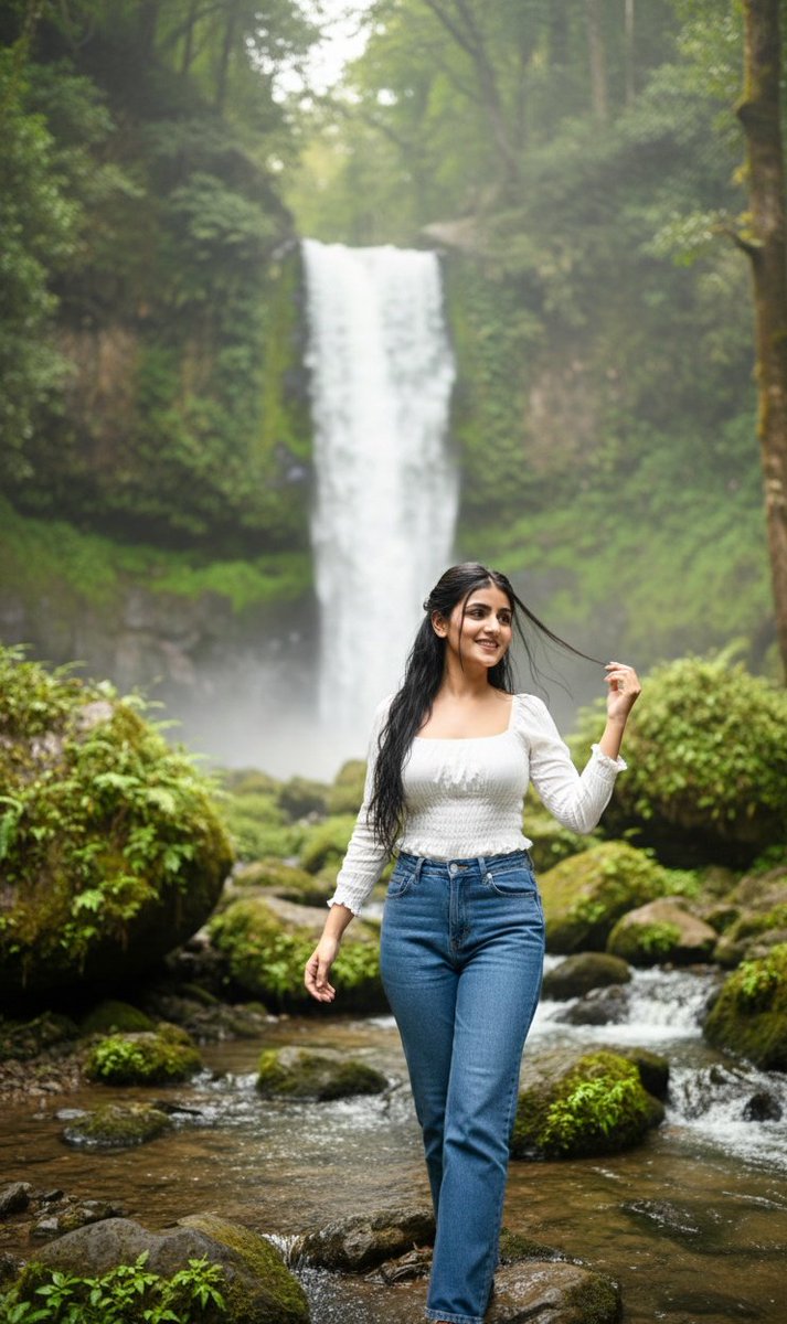 ZoyaQueen8bl's tweet photo. Fell in love with the sound of falling water 🌿💧
#RomanticVibes #DreamyScenes #WaterfallMood #CalmSoul #NatureMagic https://t.co/ZvKQNKZCvP