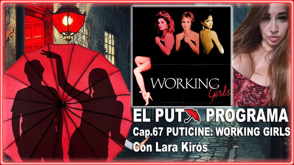 ExpertoIgualdad's tweet photo. Esta noche en #ElPUTOPrograma nos vuelve a visitar @Lyon19Maria, junto a la que analizaremos la película "Working Girls", que narra como es un día en la vida de unas prostitutas de Nueva York.
También repasaremos la actualidad.
🇪🇸22:00 🇦🇷18:00 🇲🇽15:00
https://t.co/B1L6DvcG6I https://t.co/5DEfeUiyRg