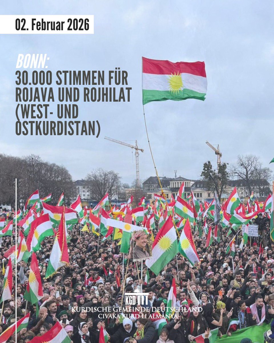 KGDOnline's tweet image. Am vergangenen Samstag versammelten sich allein in #Bonn über 30.000 Kurdinnen und Kurden sowie solidarische Unterstützerinnen und Unterstützer, um auf die dramatische Situation in Rojava und Rojhilatê (West und Ost) Kurdistan aufmerksam zu machen. Zeitgleich demonstrierten