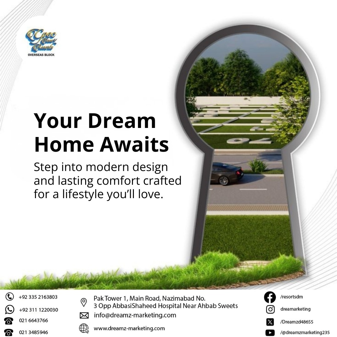 cpecfarms's tweet photo. Your dream home awaits 🔑
Modern design. Lasting comfort. A lifestyle you’ll love.

👉 Book your visit today
https://t.co/j6WYiV6MMH

#YourDreamHome #OverseasBlock #ModernLiving #LuxuryHomes #RealEstatePakistan #DreamzMarketing #SecureLifestyle https://t.co/cZQDxr5b1H