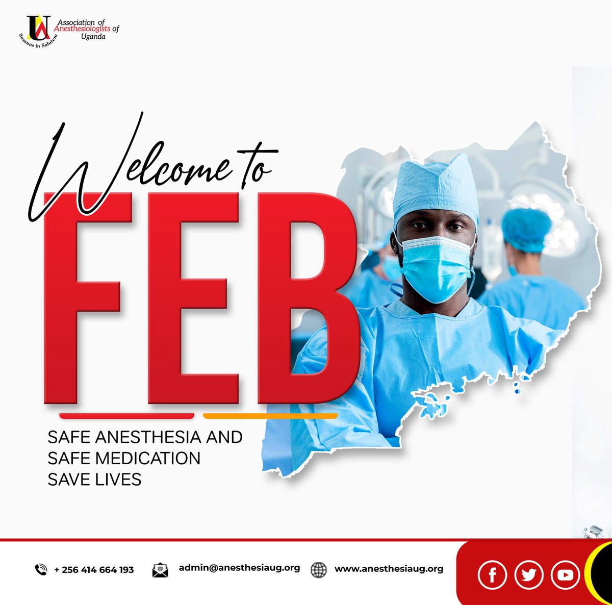 Happy New Month of February.
The Association of Anaesthesiologists invites all practitioners to join the effort to reduce medical errors and improve patient safety nationwide.