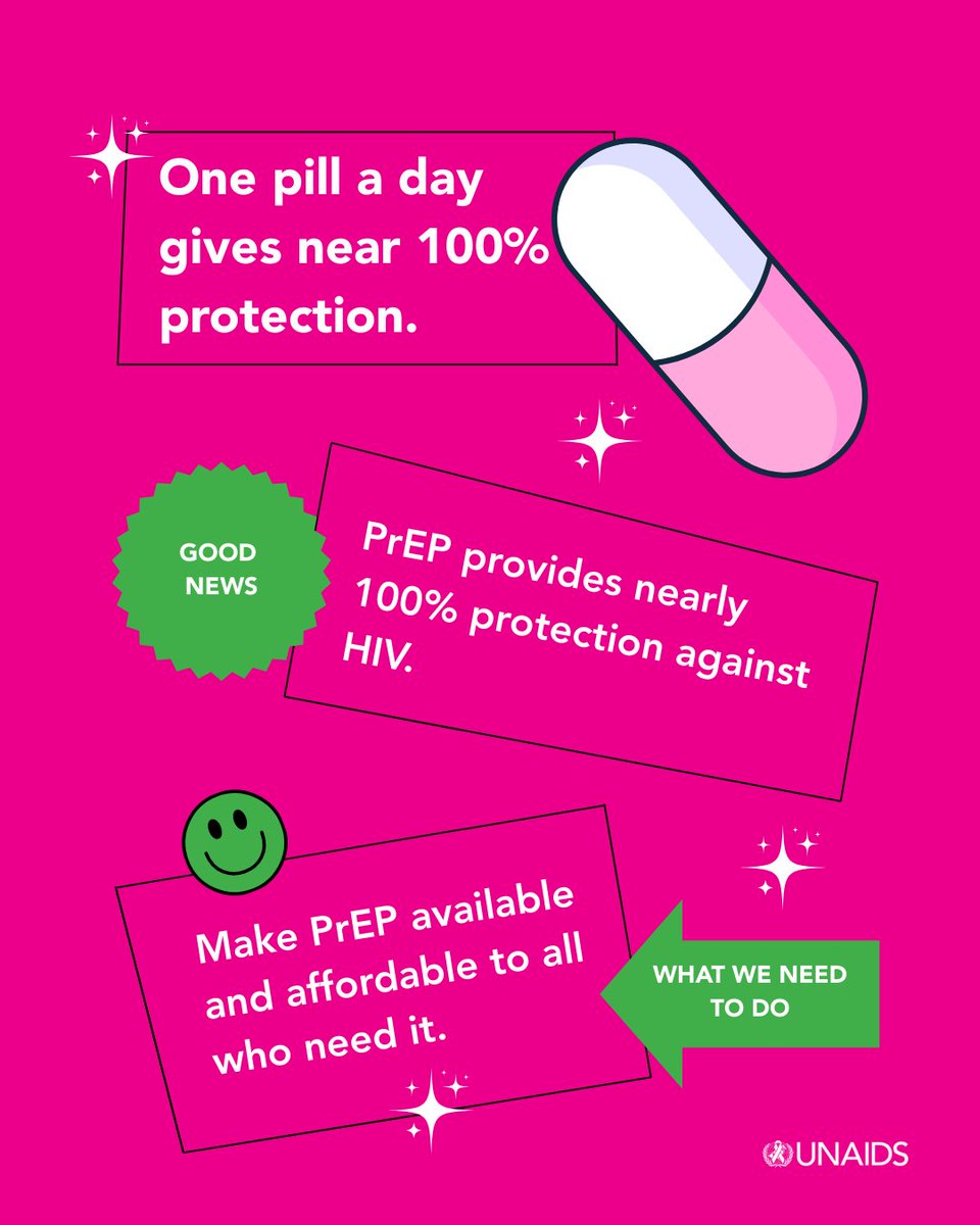 HIV prevention works best when people have real choices.
PrEP expands those choices — but only when it is affordable, accessible, and provided without stigma or judgment.
Choice is prevention.
#HIVGoodNews