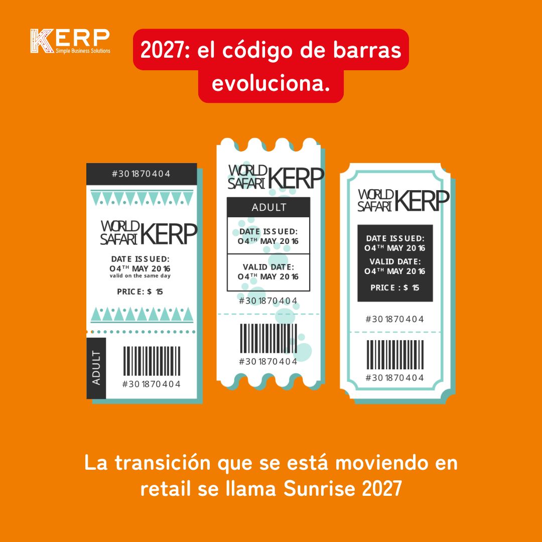 KERP_Retail's tweet photo. 2027 no es ciencia ficción: el código de barras “de rayitas” se queda corto.

La transición que se está moviendo en retail se llama Sunrise 2027: pasar a códigos 2D (tipo DataMatrix/QR) que pueden llevar más información, no solo el identificador del producto. https://t.co/7liIPvRFZO