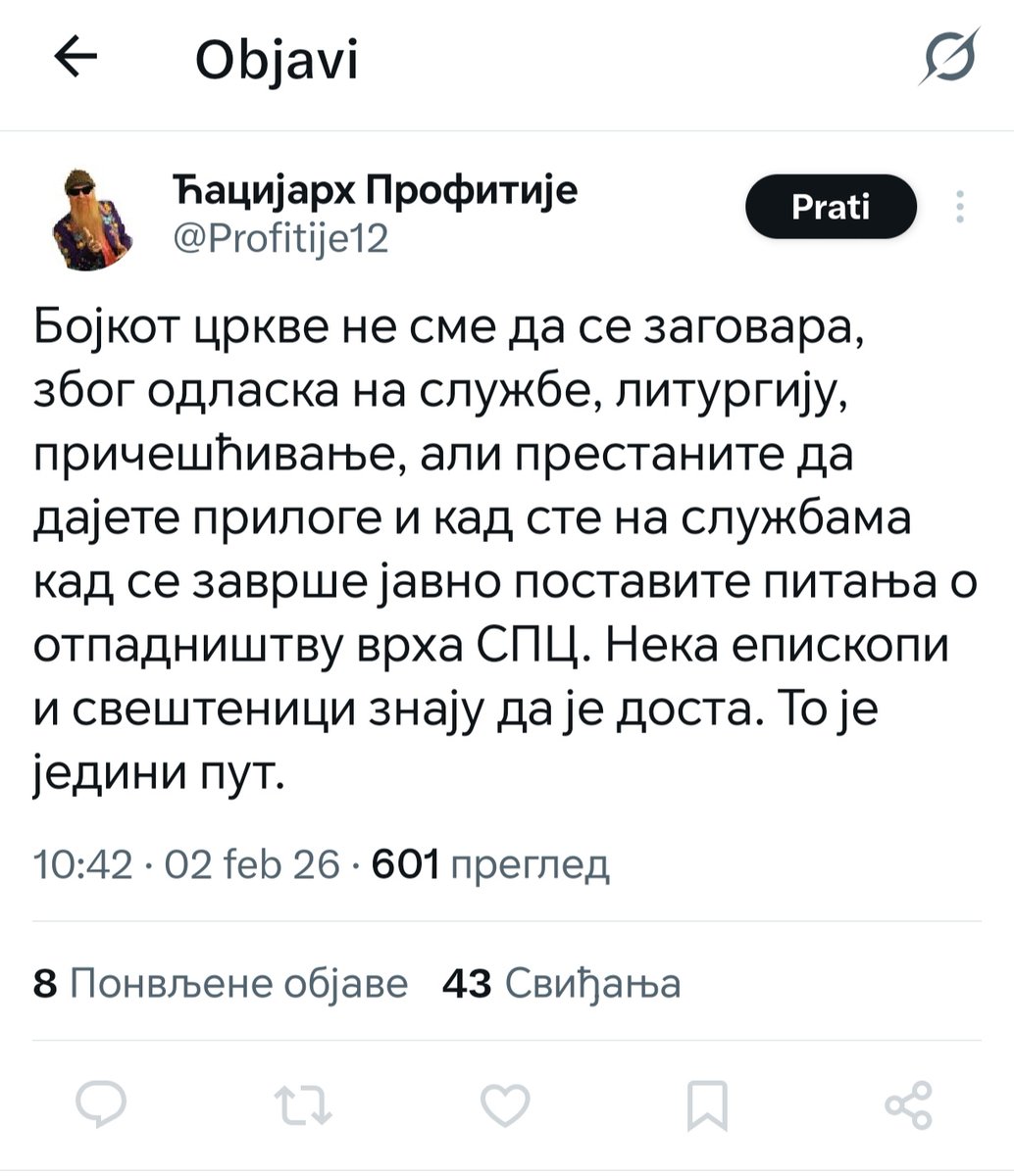 Проблем са оваквим ставом није у критици као таквој, већ у методу и наративу који се користи. Са једне стране, формално се ограђује од "бојкота Цркве" , а са друге стране се предлаже управо оно што у пракси неминовно води разарању црквеног јединства: јавна конфронтација у храму,