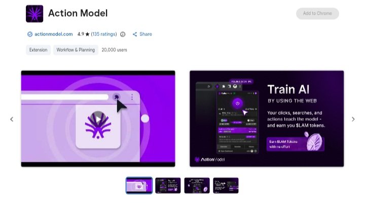 lamsdayn3's tweet photo. A NEW META IS HERE !!! 

If there was ever a moment to be early, this is it. Earn LAM points which will be converted to actual tokens come TGE ,on Action model @ActionModelAI.

What are you waiting for, follow the steps below ⤵️

Step 1: Visit chrome web store
https://t.co/Xz8oH5ncZp
Step 2: Download the action model extension as instructed in the screen capture attached
Step 3: Sign up with https://t.co/iaFyFXnuDu  and your email or input "
LAMSDAYN3" as the access code.
Step 4: Begin training in background or perform manual tasks and earn as you go. 

Earn meaningful rewards for contributing to building true Artificial intelligence built by Action and workflows.

Rewarding the people who help build and grow Action Model isn’t a feature, it’s the core of what we believe. Today is your chance to get ahead at the very beginning of something big.

Let’s build. Let’s grow. Let’s go.