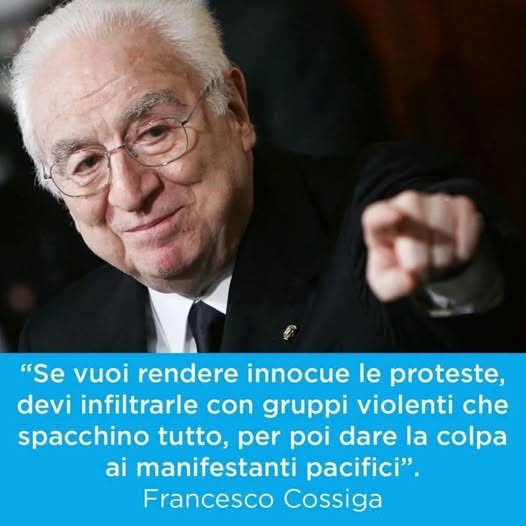 "MEMENTO".
(Il ritorno del rimosso).
(Francesco Cossiga, 23 ottobre 2009).
Alle 20 su RI3 nuova puntata di #blob...
