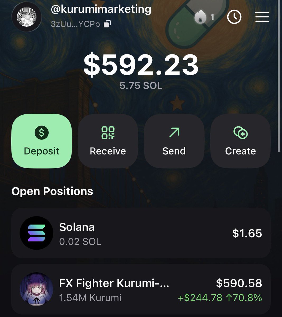 transparency update: 

fees redirected to the marketing wallet will go toward daily buybacks. duration tbd

added 1.54m $kurumi today