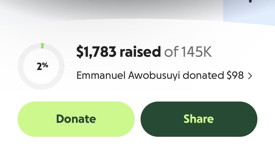 SupportPastorM's tweet photo. We have raised $3054 out of $100,000🎉

Thank you so much to everyone that has shared and contributed 🙏🏽❤️

God bless you bless you all! https://t.co/iZ3npzbd8p