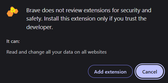 <a href="/0xjayn3/">Jayne🧘‍♀️</a> <a href="/datahiveai/">Datahive AI</a> Be sure to check the permissions it asks before installing the extension, and better run on a separate device where no wallet is imported