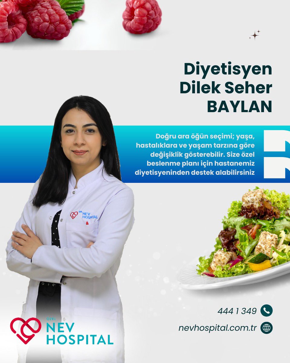 Doğru ara ürün seçimi için bir diyetisyene başvurun.
İhtiyacınıza ve hedefinize uygun, sağlıklı tercihlerle beslenmenizi destekleyin. 🌿