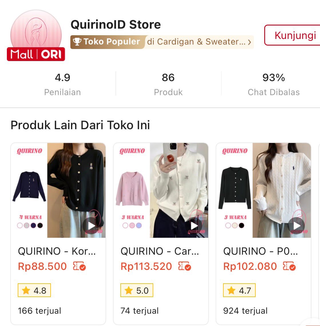 PLISS KENAPA BARU TAU YA😭😭

Ga bisa move on dari outfit Cha Mu hee (alias Do Ra Mi).. tp trnyata di shopee ada toko yg jual mirip bgtt dgn versi low budget 100k🥹🫵🏻