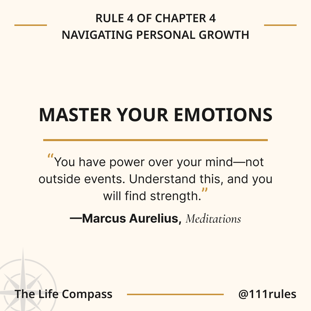 111rules's tweet photo. Emotions arise, but they do not have to lead. Strength comes when values—not impulses—shape what we do. #EmotionalIntelligence #Stoicism #111Rules https://t.co/qdSrD7YP09
