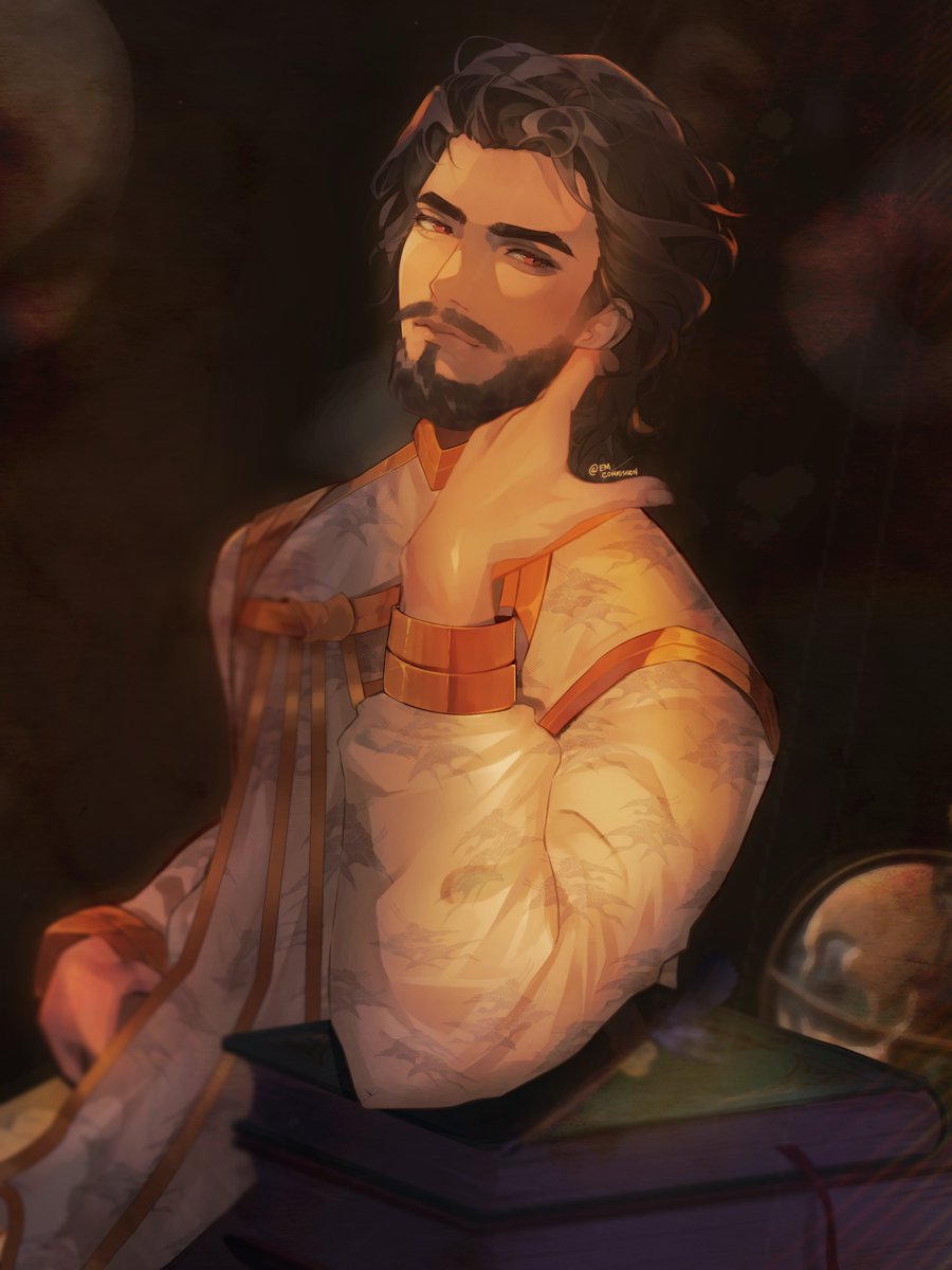 Old cmm 
Very rarely draw men but made it anyway lol
#artmoots #VGencomms