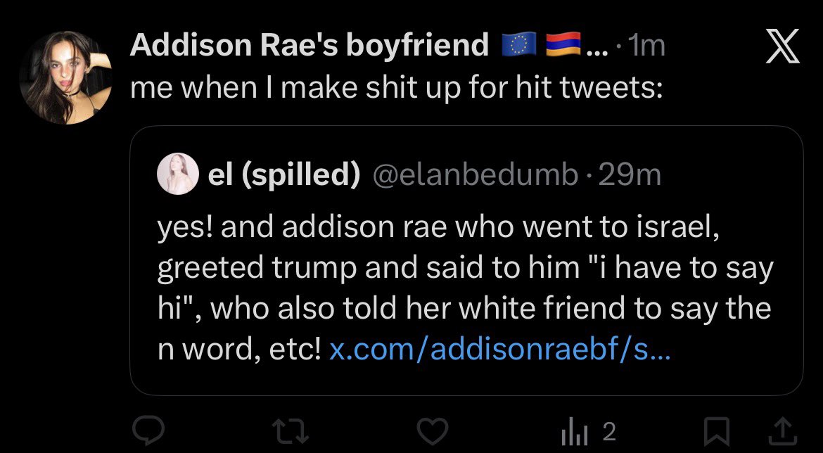 here's a thread of addison doing everything i just pointed out!!!