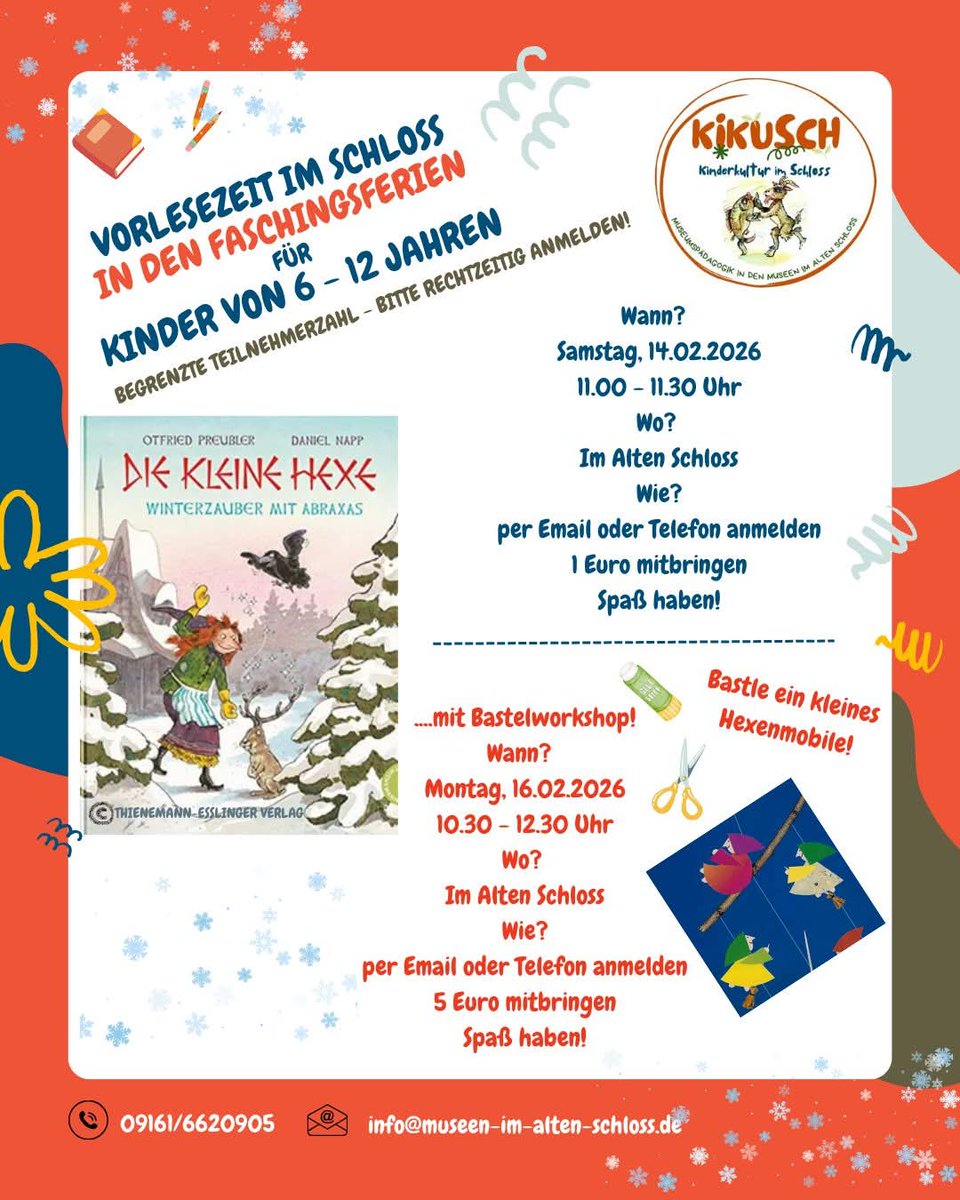 Karpfenmuseum's tweet photo. Die Ferien sind langweilig? Eure Kinder lieben Geschichten? Dann bringt eure Kids ins Alte Schloss! 👧👦 Dort erleben sie bei unserer Vorlesezeit 📚 eine Geschichte einer der liebenswertesten Kinderbuchfiguren aller Zeiten! #Museum #Museumspädagogik #Kids #KinderKultur #Vorlesen https://t.co/kTanQwAQEA