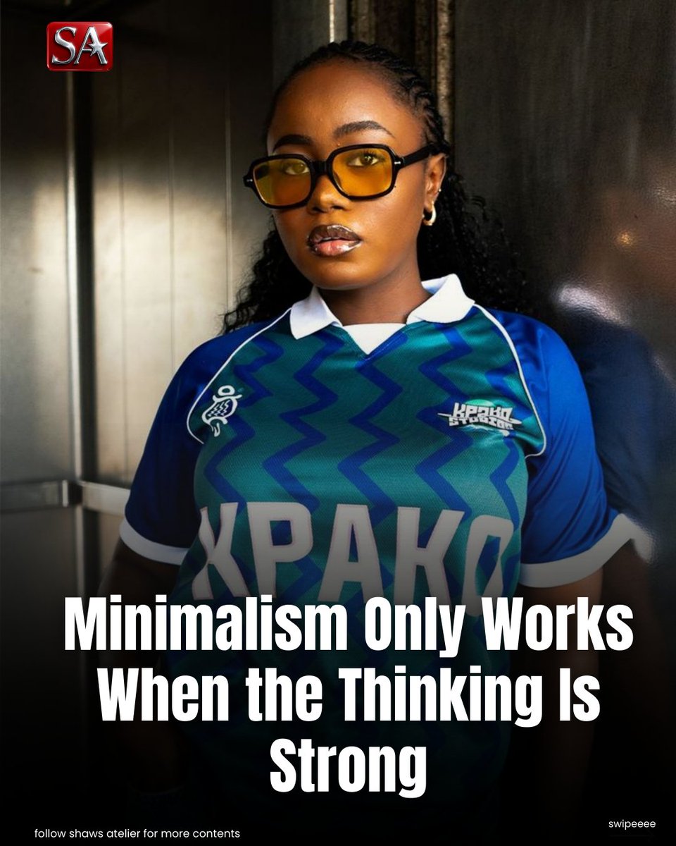 Shawsatelier's tweet image. Minimalism isn’t about removing things.
It’s about removing uncertainty.
When the thinking is weak, the design has to shout. When the thinking is strong, silence works.

#BrandThinking #MinimalDesign #CreativeDirection