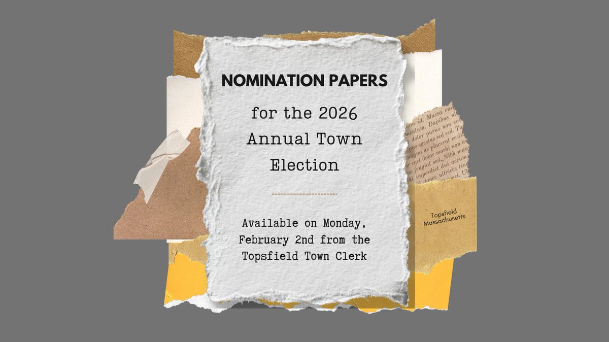 Town of Topsfield tweet media