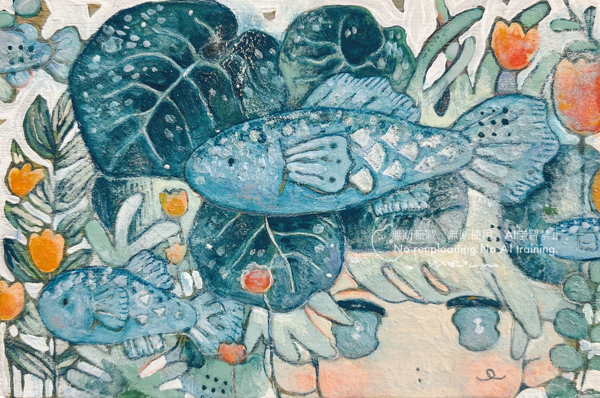 mmmmm_088's tweet image. 青の群れ