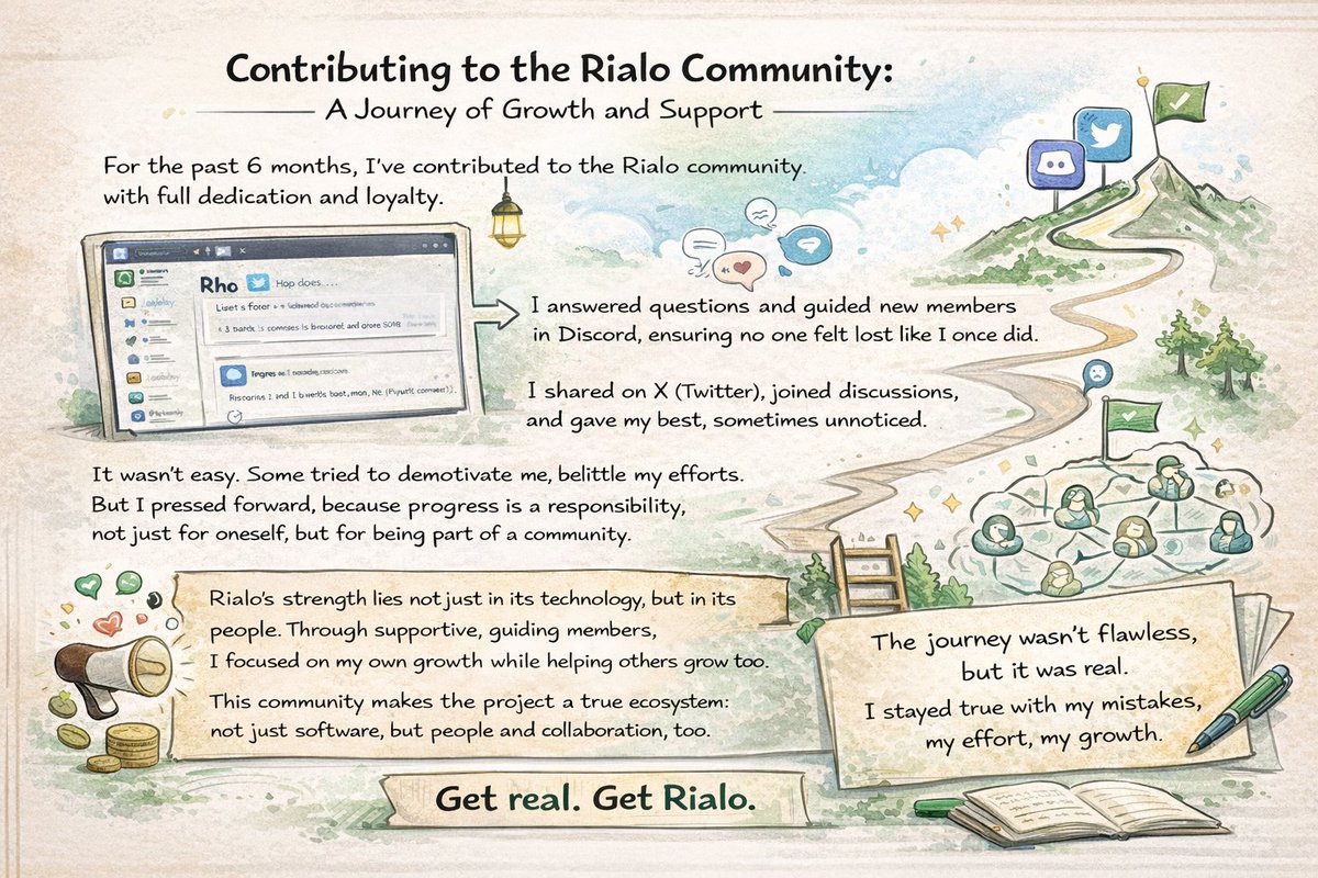 Community, Contribution, and Journey Focused 

I have fully committed myself to the <a href="/RialoHQ/">Rialo</a> community and contributed significantly over the past six months. I answered new members' questions on Discord, provided guidance, and ensured that no one felt lost, unlike I did in the