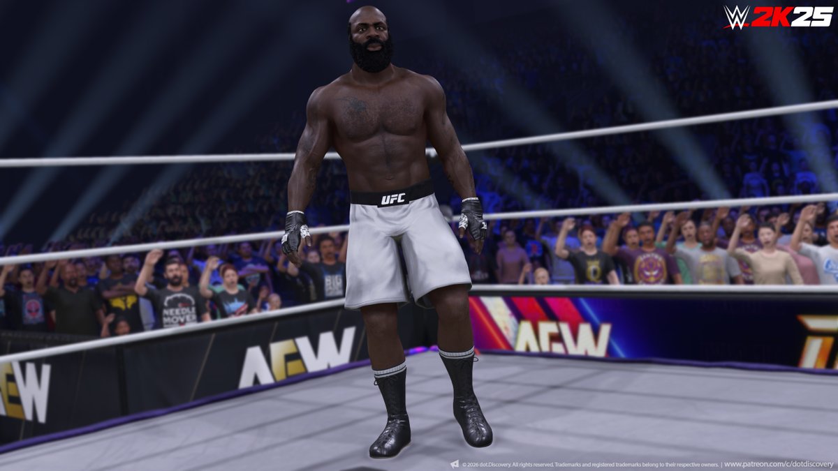 Kimbo Slice for #WWE2K25 now available. 🔻

👉 @dot_Discovery

[ #UFC #WWE2K26 ]