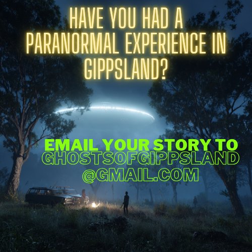 Have you had a paranormal encounter in Gippsland? We'd love to re-tell your encounter for our podcast. If you are open to us telling your story, send us an email to ghostsofgippsland@gmail.com or message us on our social media channels.

#Gippsland #podcast 
 #paranormal