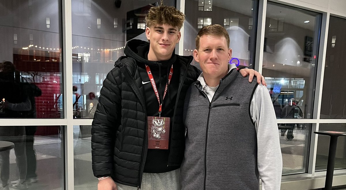 One of the few sophomores to attend Wisconsin junior day, 2028 tight end Jake Mau is up next at Kimberly.

on3.com/sites/badger-b… (On3+) #Badgers