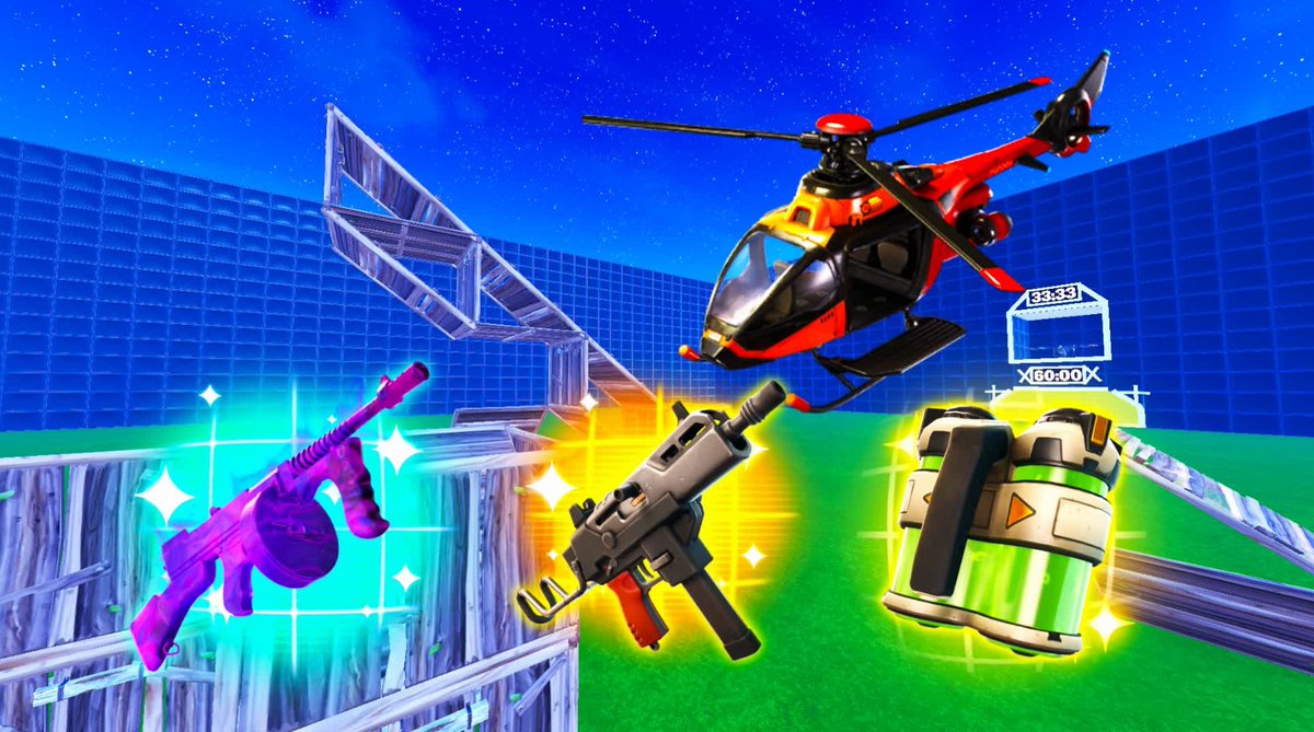 Akamexde's tweet photo. NEW MAP PVP ALL GUNS
CODE 9144-2481-9817
BEST LINK https://t.co/wd6MY7EZUb
🎯Competitive
🔄Weekly map rotation — a fresh battlefield every week!
♾Infinite respawns!
🔫NEW WEAPONS! All Season Weapons
💪Have Fun with Friends
 #Fortnite #EpicPartner ❤ #UEFN #fortniteuefn #ROBLOX https://t.co/LoBdl9QtGk