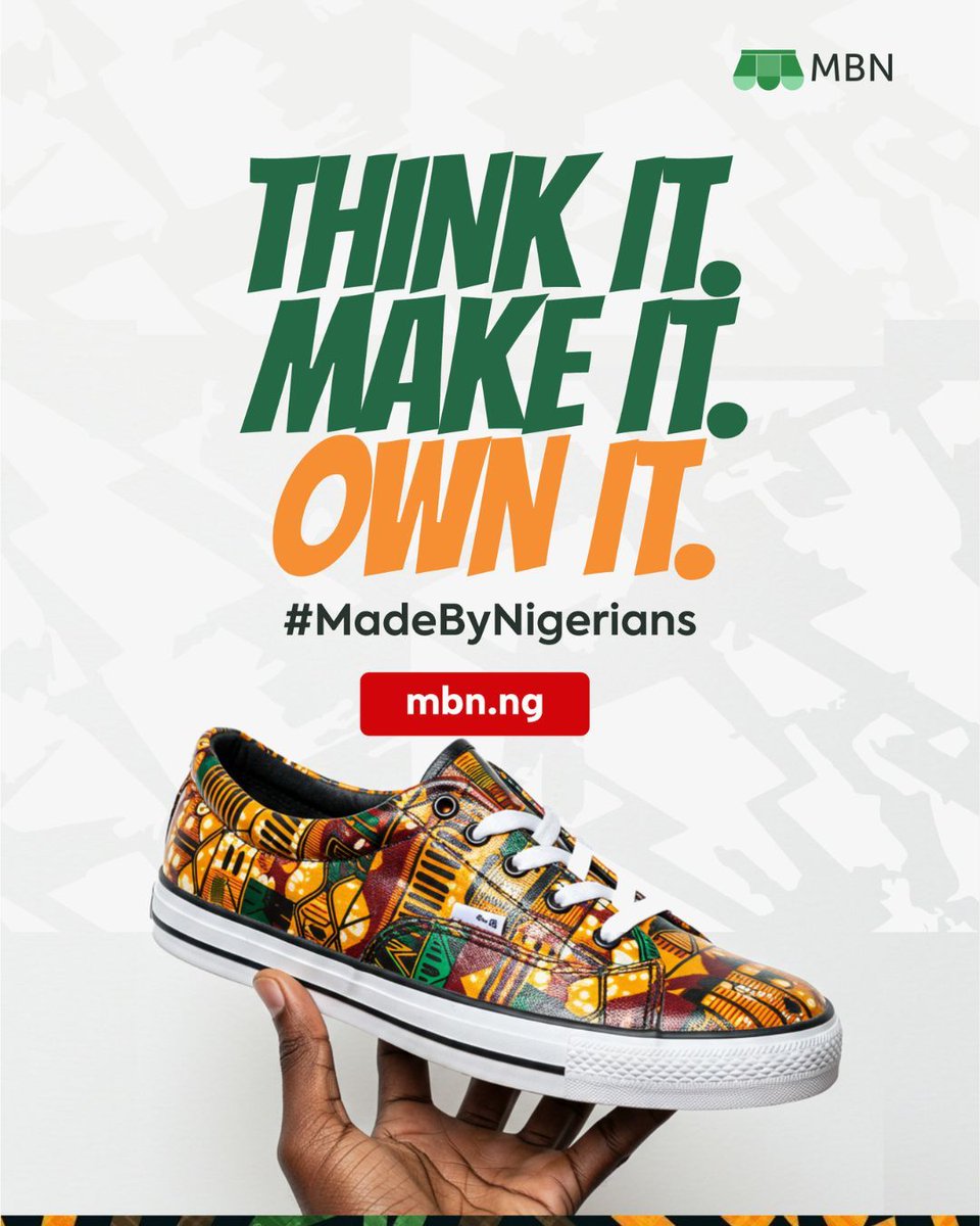 Every step hits different when it’s Made by Nigerians 🇳🇬

Shop local. Shop bold.

Visit mbn.ng to start