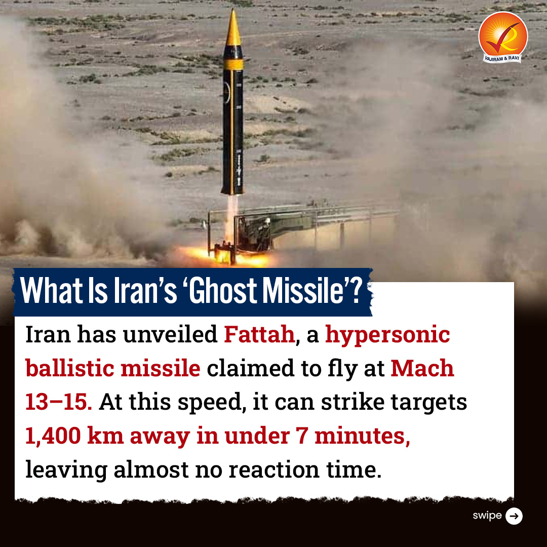 VajiramRavi's tweet image. An 'Invisible' Missile? Can this change the Global Hard Power Dynamics?

#Israel #CurrentAffairs #DefenceTechnology #HypersonicMissile #IranMissile #MiddleEastSecurity #AirDefenceSystems #StrategicAffairs #MilitaryTechnology #Geopolitics #SecurityStudies