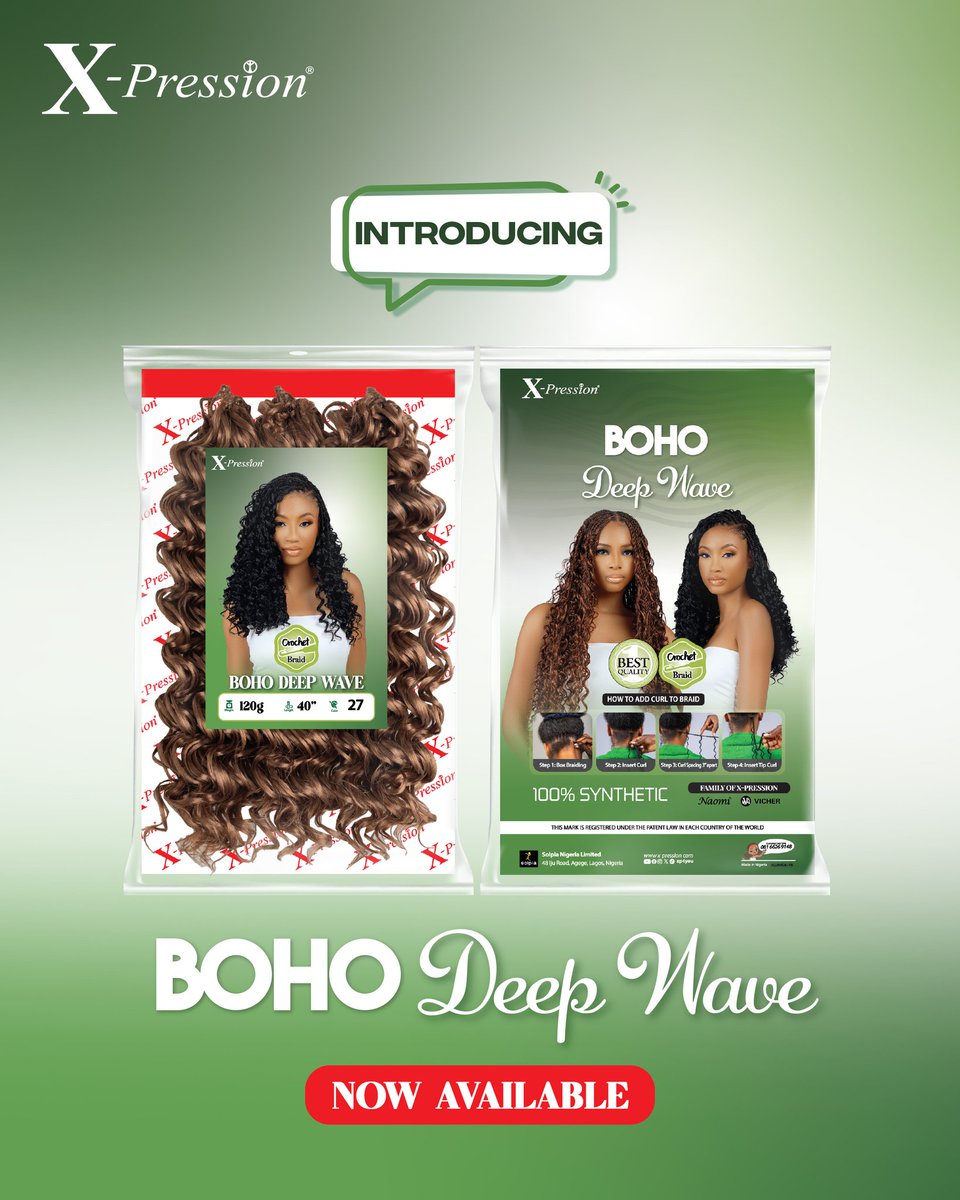 X-Pression Hair tweet media